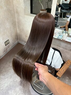 プレバイイオエ 三宮店(pre. by ioe) 髪質改善/ココアベージュ/小顔カット