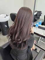 パヌポン(PANUPON)&nbsp;ラベンダーハイライトバレイヤージュケアブリーチダブルカラー