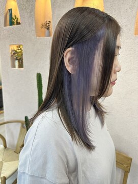 インナーカラー/イヤリングカラー/ダブルカラー/ブリーチ