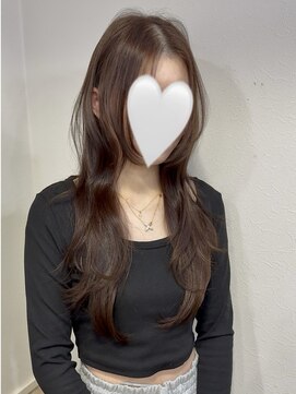 韓国レイヤーでゆるふわ美髪ロング【カミケン黒岩店/福島】