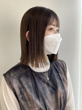 クイントネオリーブ 自由が丘正面口店(quint:neolive) ぷつっとロブ × ash beige