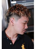 ウルフスパイラル×フェード×メッシュ <横浜/バーバー/理容室>