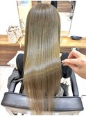 アッシュカラー/艶髪トリートメント/髪質改善トリートメント