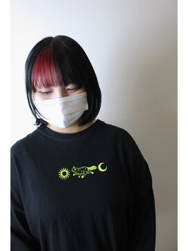 ビアージュ(Viage) :ポイントカラー　:ロブ　:フロントカラー　:レッド　:ブラック