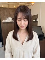 零秒女髪 千里丘店&nbsp;髪質改善で叶える上品まとまりロングヘア艶髪美髪髪質改善カラー