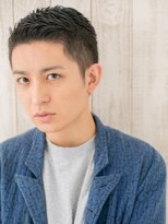 モッズヘア メン 南越谷南口店(mod's hair men)&nbsp;20代30代アップバング黒髪ビジネス社会人ベリーショートa1南越谷