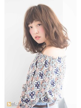 アルターリアン(aL ter LieN) 【aL-ter LieN】メルトカラーの小顔無造作ウェーブ☆　ＴＡＫＵ