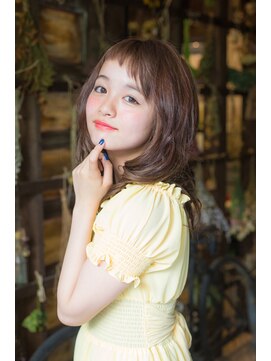 オレンジドロップ 長岡駅店(orange drop) 20代30代★柔らかグレージュふわミディ可愛い美髪♪短めバング