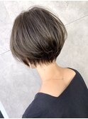 絶壁解消☆イルミナカラー×大人ショートボブ