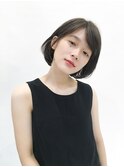 【yuka】暗髪黒髪ワンカールボブ