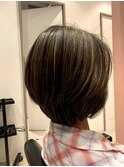 地毛を活かしたハイライト