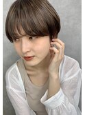 ナチュラルマッシュショート