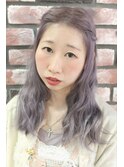 ≪高田馬場IriS≫数回ブリーチしてラベンダーアッシュ♪