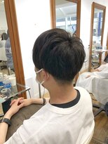 ヘッズ 本八幡店(HEADS)&nbsp;MEN'S HAIR  センターパート　ツイストスパイラル　コンマヘア