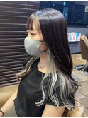 インナーカラー☆ホワイティベージュ[トリートメント]