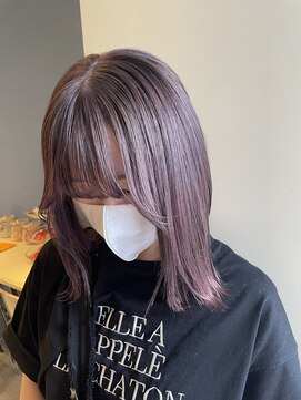 ロロ(ro-ro) 【恵比寿ro-ro】ダブルカラー×ラベンダーベージュ