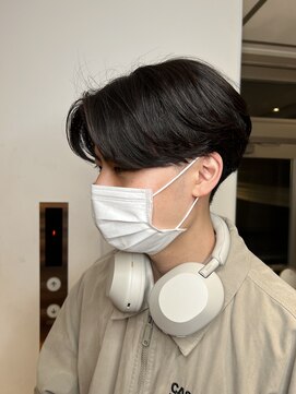 エクリ 麻布十番(equri) ニュアンスパーマナチュラルセンターパート