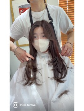 スリー(three) レイヤーカット