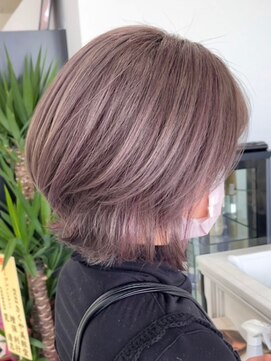 アフューズバイストゥー(Vfuse by StueW) ウルフショート/ピンクアッシュ/ハイライト[倉敷][岡山]