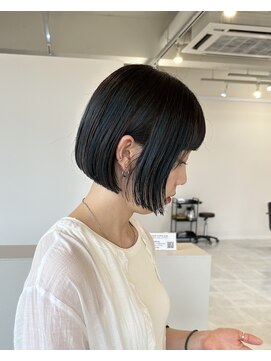 サロン 名和店(SALON) アンブレラカラーブルー/ミニボブ