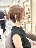 こなれショートボブ×アースカラー/ニュアンスカラー