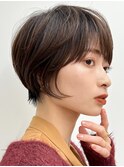【長谷川】小顔に見せる前下がりショート
