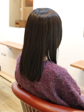 シャンティ セミロング/ダークブラウン