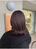 ボブ×ピンクバイオレット