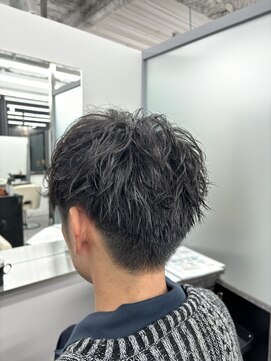 ジエクト アイロ 江坂駅前店(The Ect ilo) メンズ パーマ アッシュブラック