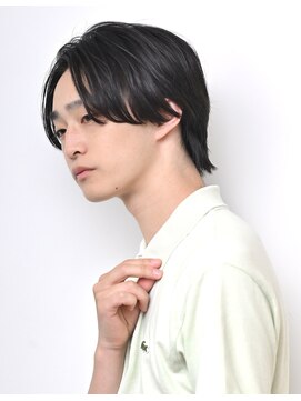 ファイブシーン アオヤマ(5SCENE AOYAMA) ビジネスヘア就活ヘアツーブロック刈り上げフェードメンズ
