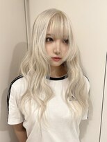 ペレ 梅田(PELE)&nbsp;前髪/アンブレラカラー/こなれミディ/イメチェン/ウェーブパーマ