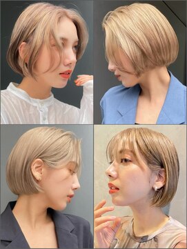 トルネード(TORNADO) Overseas Hair Short Bob Beige Bob Face Layers A1209