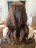 カット＋韓国風コテ巻きデジタルパーマ+3stepトリートメント　吉祥寺