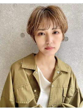 アッシュ 二子玉川店(Ash) マッシュショート/シースルー/デザインカラー/二子玉川