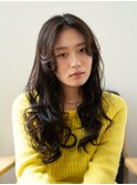 レイヤーパーマ＊ロングレイヤー＊顔周り＊顔周りレイヤー＊銀座