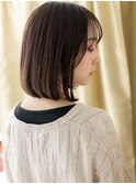 シースルーバング艶感ストレートワンカールボブY北浦和20代30代