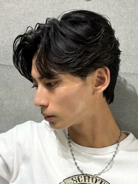 パヌポン(PANUPON) センターパートマッシュワンカールパーまスパイラル