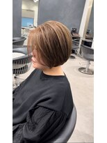 アース 溝の口店(HAIR&MAKE EARTH)&nbsp;白髪が目立たないハイライトベージュ【白髪染め】