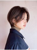 抜け感ショートボブ