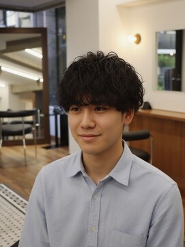 ザデイトウキョウ 表参道 青山(THE DAY TOKYO) MEN'S HAIR/波巻きパーマ/マッシュショート/大人メンズ/表参道駅