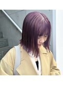 ラベンダーのダブルカラー