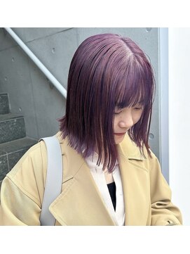 ガーデン ジングウマエ(GARDEN jingumae) ラベンダーのダブルカラー