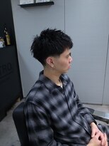 イントロバイフィーネ 渋谷(INTRO . by Fi-Ne)&nbsp;バーバーテーパーフェードテクスチャースタイル/渋谷