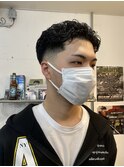 メンズカットフェードスキンフェード極道パーマ