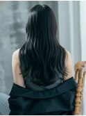 大人ロングヘア20代30代40代◎前髪なし艶髪ウェーブ越谷