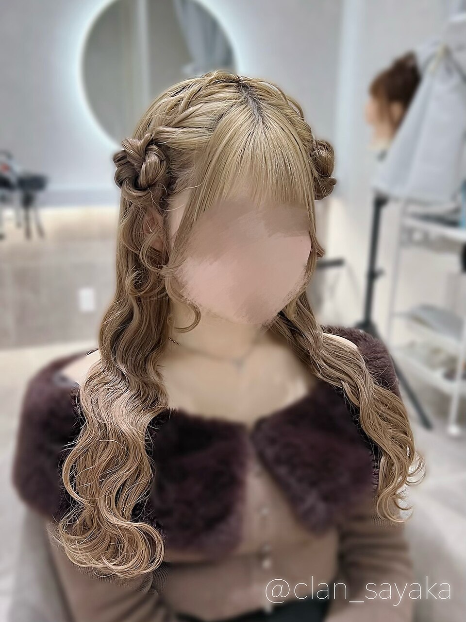 ハーフツインクラゲヘア/心斎橋ヘアセット：L276851225｜ヘアセット