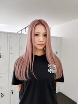 プラスディー(+D) ミルクティーブロンド/ダークブルー/デジタルパーマ/橿原