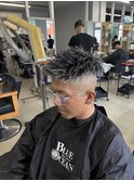 ホワイトメッシュツイストジェット