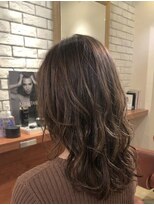 ヘアメイク フレンシア(hair make flencia)&nbsp;立体感と柔らかな毛流れのミディアム【421スタイル】