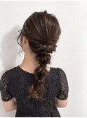 結婚式お呼ばれヘアセット Wedding Guest Hair Set